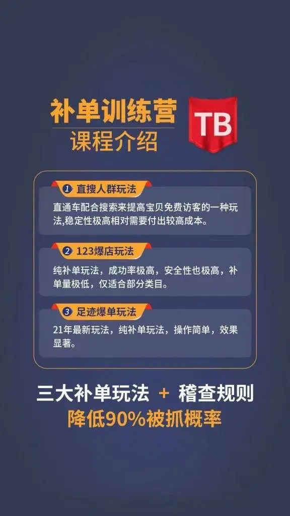 数据蛇淘宝2021最新三大补单玩法+稽查规则，降低90%被抓概率-赚钱驿站