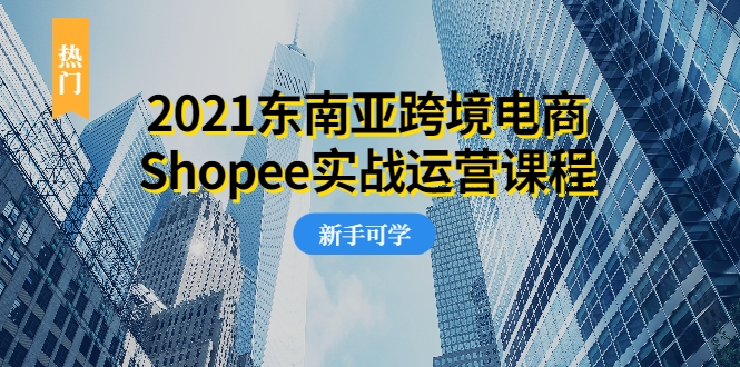 2021东南亚跨境电商Shopee实战运营课程，0基础、0经验、0投资的副业项目-赚钱驿站