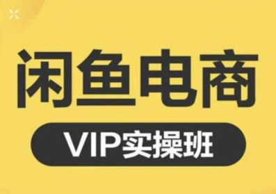 鱼客·闲鱼电商零基础入门到进阶VIP实战课程，帮助你掌握闲鱼电商所需的各项技能-赚钱驿站