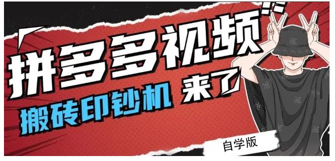 拼多多视频搬砖印钞机玩法，2021年最后一个短视频红利项目-赚钱驿站