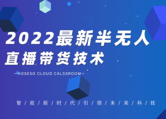 禾兴社·2022最新抖音半无人直播带货技术及卡直播广场玩法，价值699元-赚钱驿站