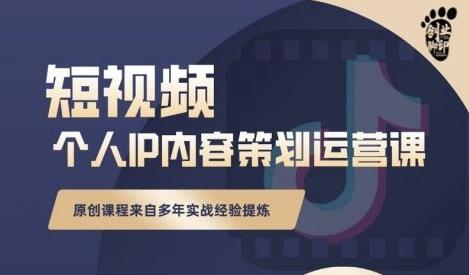 抖音短视频个人ip内容策划实操课，真正做到普通人也能实行落地-赚钱驿站