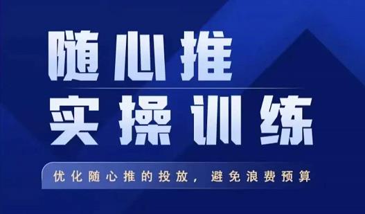 飞哥·随心推实操训练，优化随心推投放，避免浪费预算-赚钱驿站