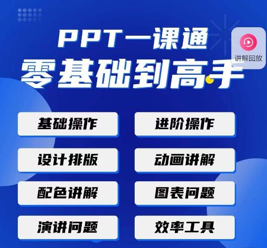 PPT·一课通·0基础到高手：通俗易懂快速掌握PPT的各种应用场合-赚钱驿站