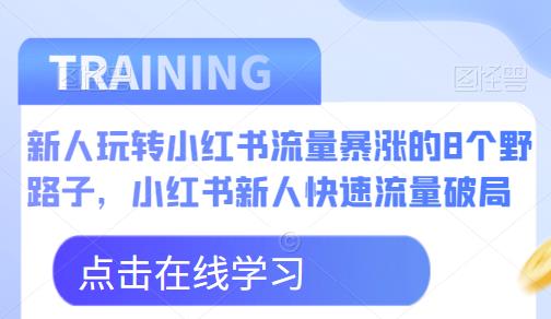 新人玩转小红书流量暴涨的8个野路子，小红书新人快速流量破局-赚钱驿站