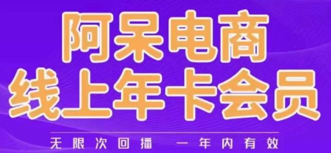 阿呆电商线上年会员，阿呆电商干货分享（更新中）-赚钱驿站