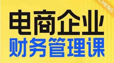 电商企业财务管理线上课，为电商企业规划财税-赚钱驿站