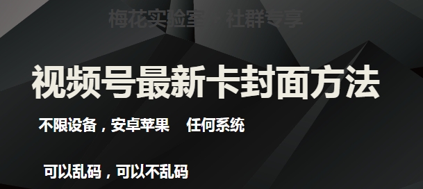 梅花实验室社群最新卡封面玩法3.0，不限设备，安卓苹果任何系统-赚钱驿站