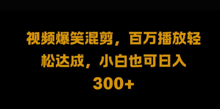 视频号零门槛，爆火视频搬运后二次剪辑，轻松达成日入1k【揭秘】-赚钱驿站