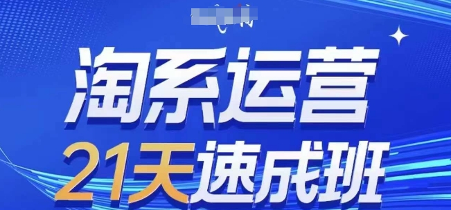 淘系运营21天速成班(更新24年9月)，0基础轻松搞定淘系运营，不做假把式-赚钱驿站