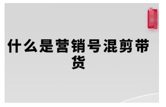 营销号混剪带货，从内容创作到流量变现的全流程，教你用营销号形式做混剪带货-赚钱驿站