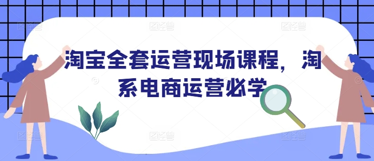 淘宝全套运营现场课程，淘系电商运营必学-赚钱驿站