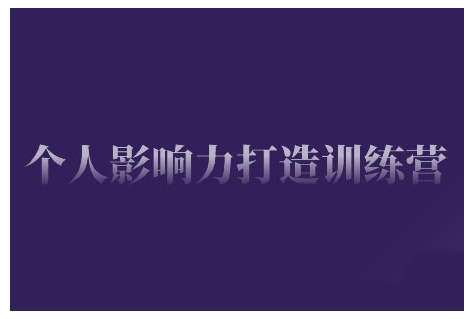 个人影响力打造训练营，掌握公域引流、私域运营、产品定位等核心技能，实现从0到1的个人IP蜕变-赚钱驿站